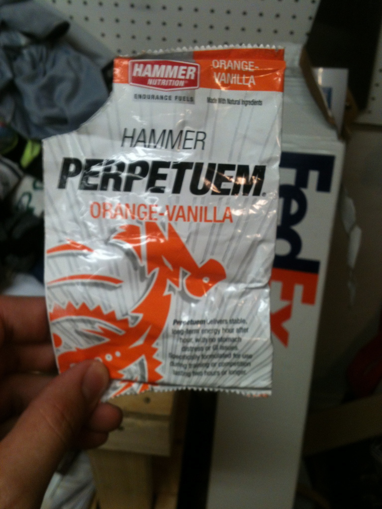 Highly recommended during ride drink...  I've been a hammer fan for a while.  It's a Montana product, and a long time ago a friend was a rep for them.  got me hooked, this was one of the better tasting mid ride drinks I've had.  Plus the huckleberry goo is pretty good.