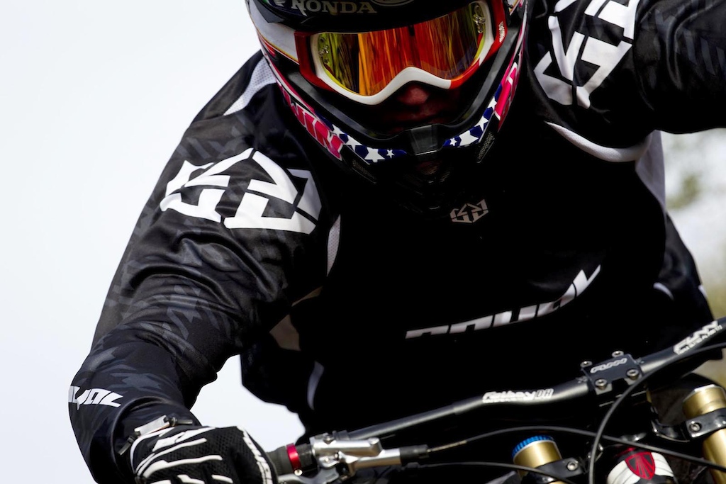 Aaron Gwin testing Saint in his hometown of temecula california january 2012.
