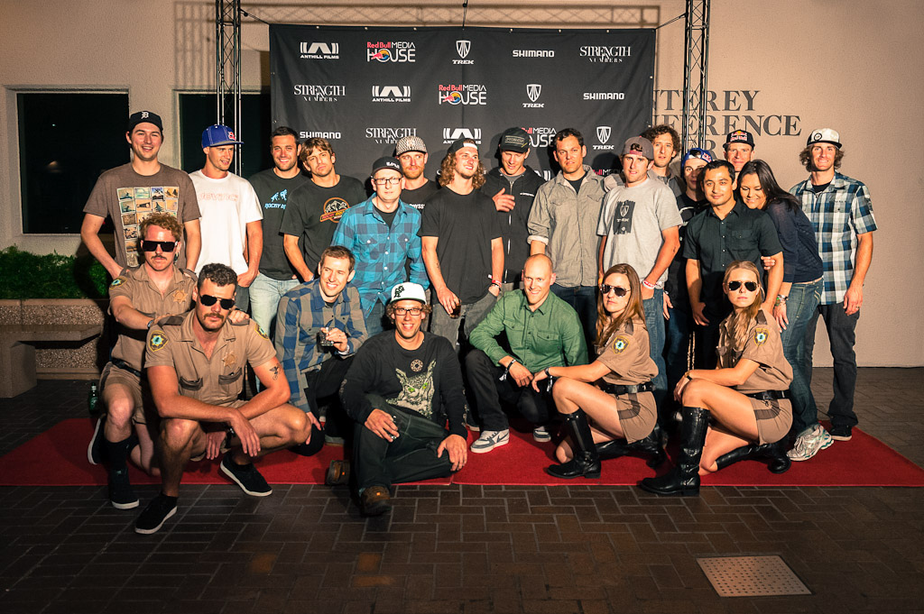 The cast and crew at the Strength in Numbers movie premier in Monterey.