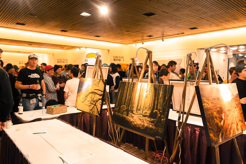 Sterling Lorence had some photos up for auction at the Strength in Numbers movie premier in Monterey.