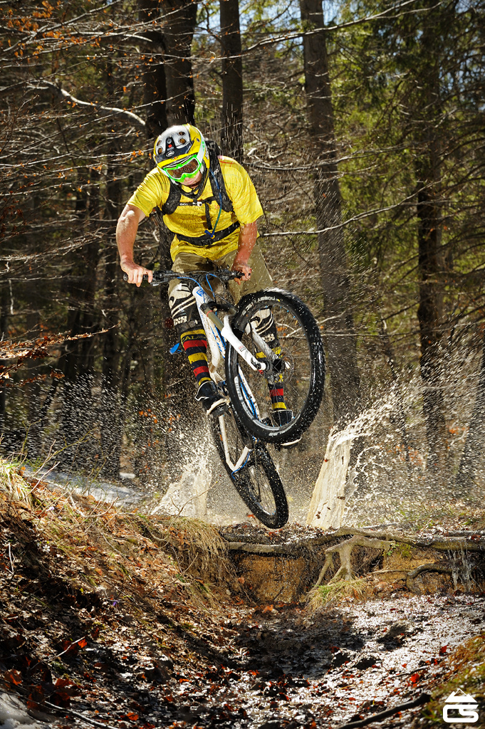 Spring time in Bavaria and riding the snow-melt trails - 
