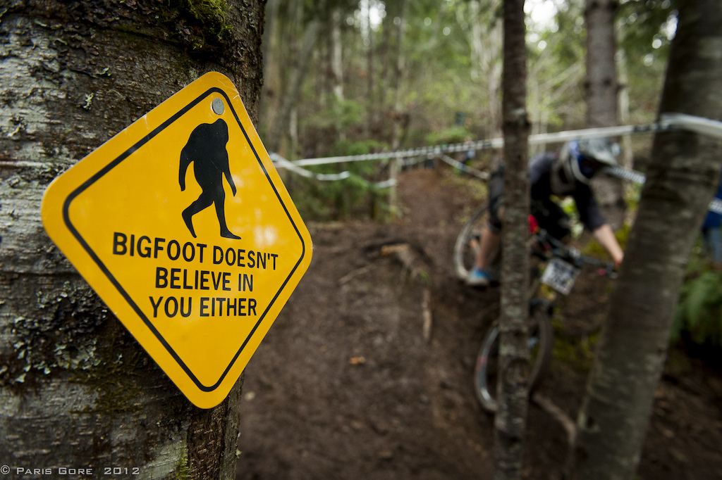 I haven't seen any Bigfoot around this weekend.. but I did spot Samsquantch in the pits today.