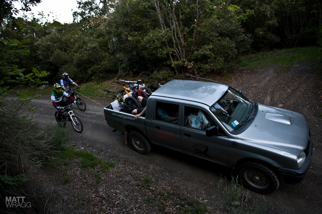 No more room in the pick-up.