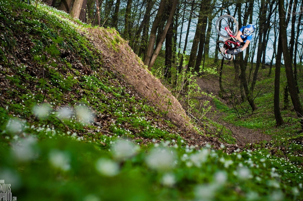 sick tabletop on full suspension bike 