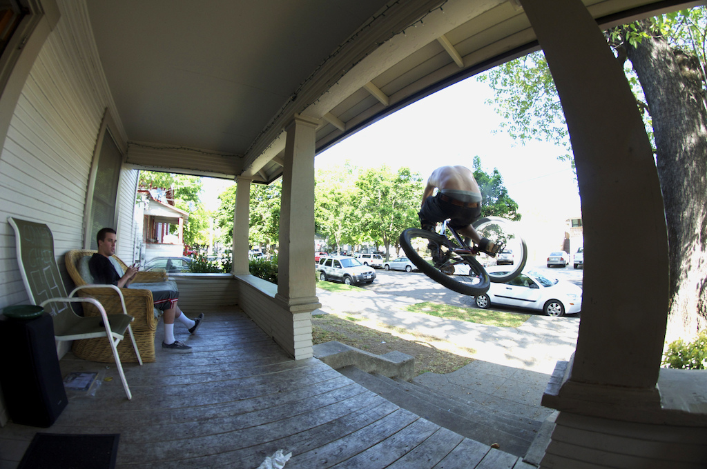 dicking around, jump start from the door