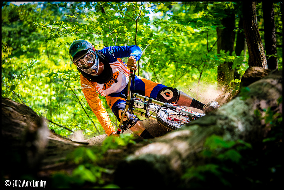 Terry Leimonis railing some turns at Dagmar on our Specialized Demo II 8