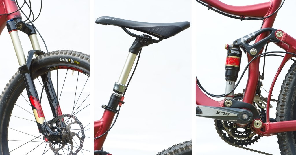 Rockshox fork Giant dropper post Maestro suspension
