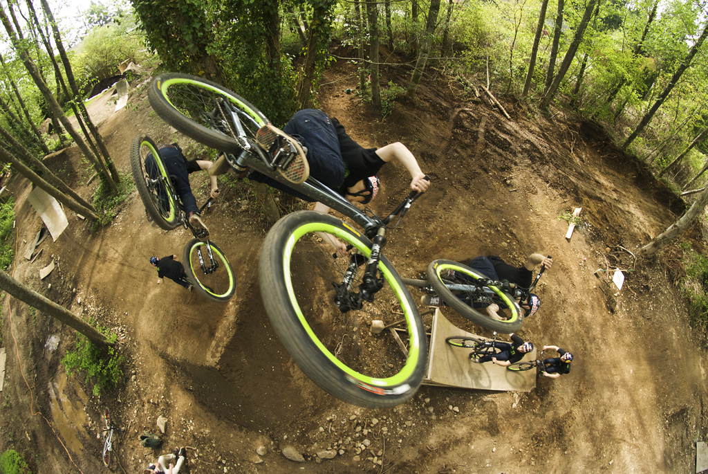 Anthony dumping a 360 below me... for once