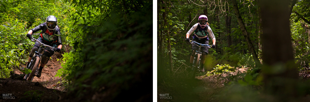 Practicing for the Pogno Superenduro.