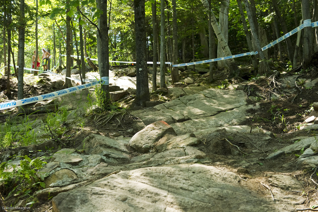 The infamous rock garden. These slabs may look smooth...
