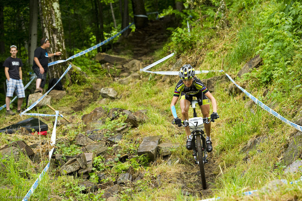 Irina Kalentiava took the La Bresse XC off to pursue some high elevation training. It didn t seem to do a lot of good 5 12 off the pace and seventh place for the Russian.