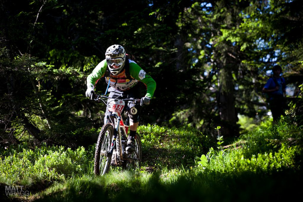 Churning up the loam on day two.