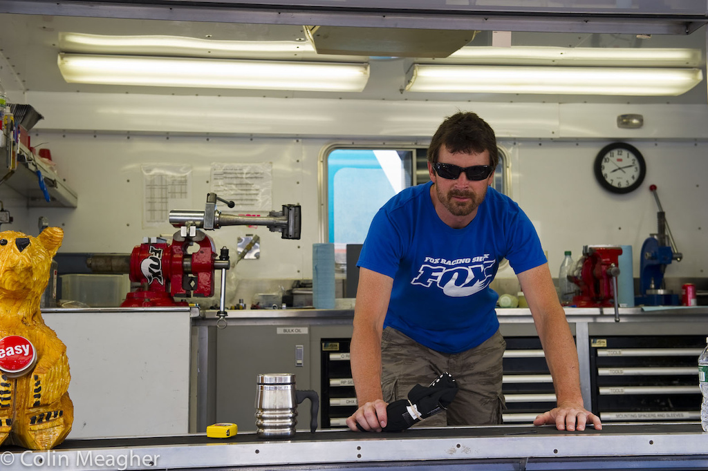 Fox Racing Shox suspension guru Mark Fitzsimmons. This man has forgotten more about suspension than most mechanics will ever learn.