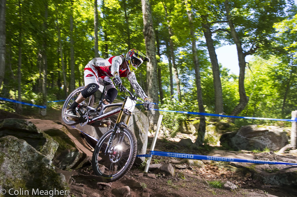 Minnnaar on track. WIndham is unforgiving. It s short and while it has it s challenging bits winning here requires complete focus. It s too short of a track to recover any real bobbles.