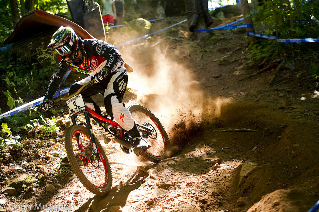 Definitely feeling it Sam Hill is showing flashes of brilliance that have him as a definite threat here in my book.