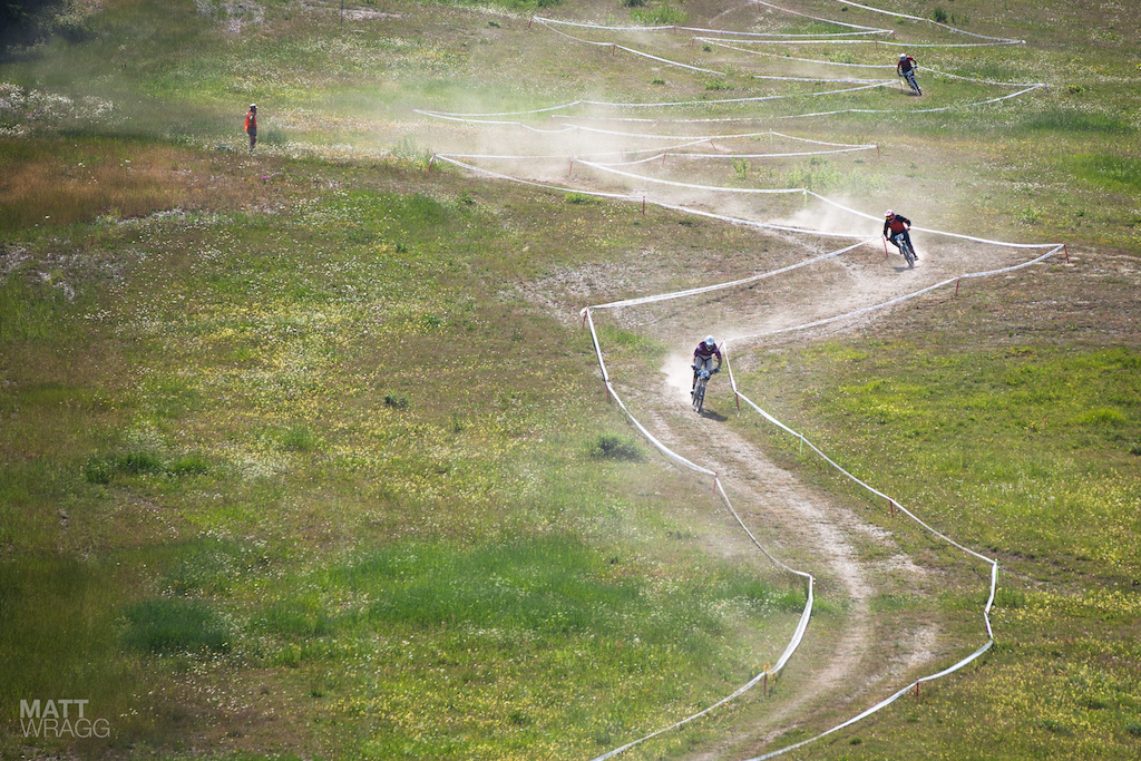 The top meadow below the start of today s quali track.