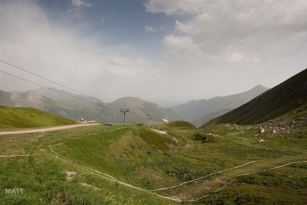 The start area.