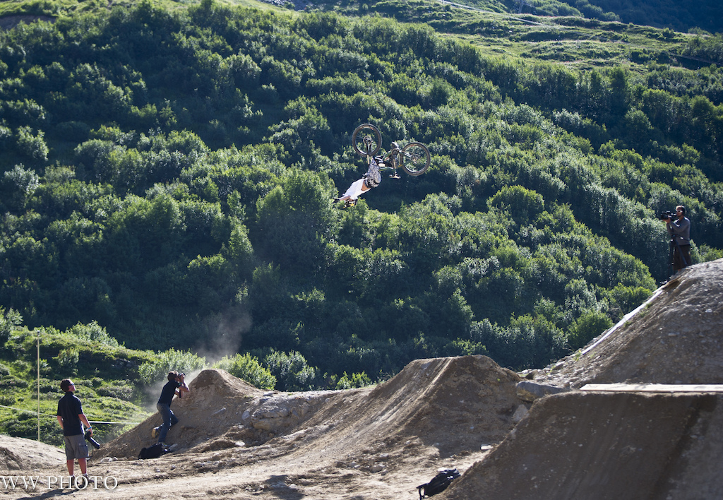 Sorge no-hander flip.