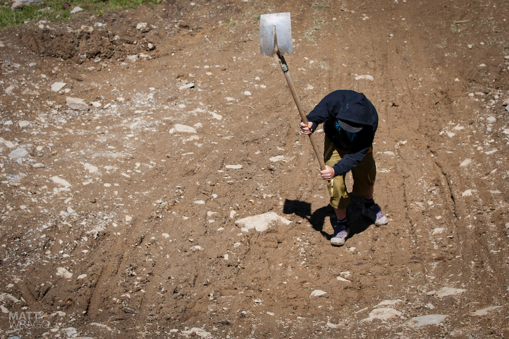 Beating out the ruts.