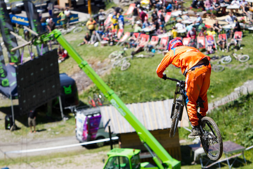 brandon sending it on the steep step-down