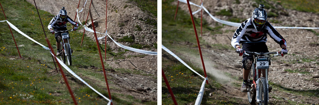 Giant Air DH at Crankworx Les Deux Alpes