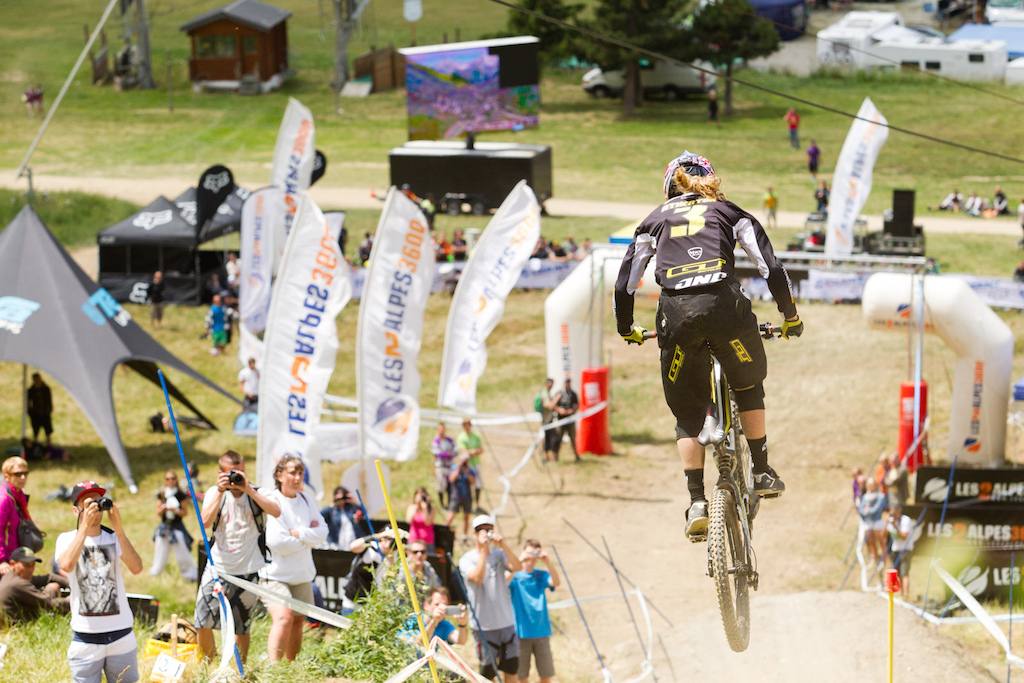 Rachel Atherton on her way to the top spot