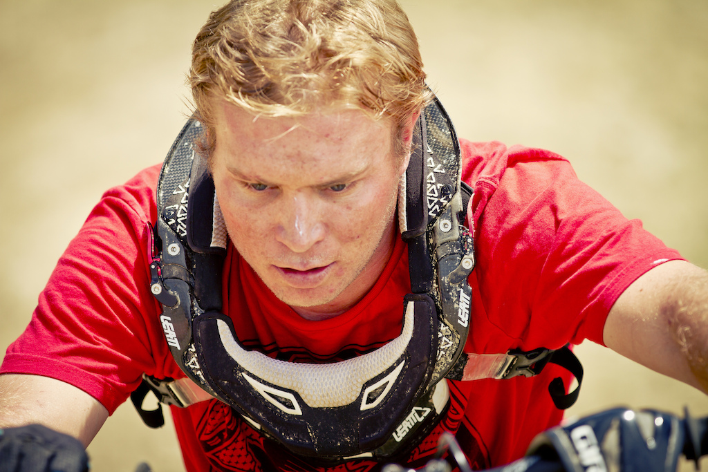 Staying focused in the sheer heat can be difficult but Greg still has a game face on - Laurence CE - www.laurence-ce.com