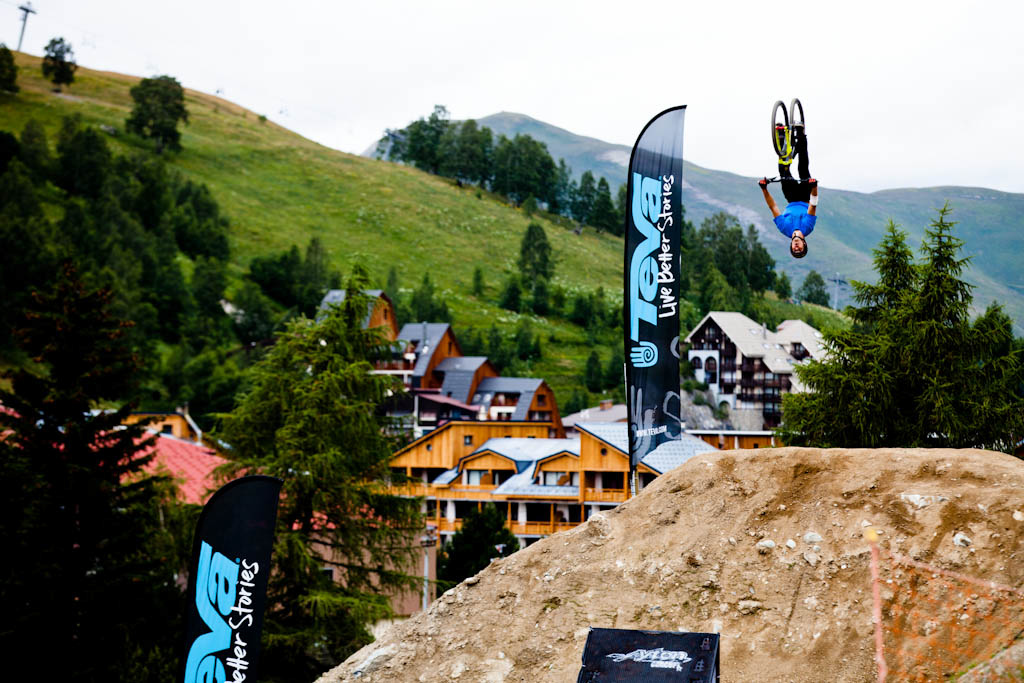 Sam Reynolds with a perfect backflip