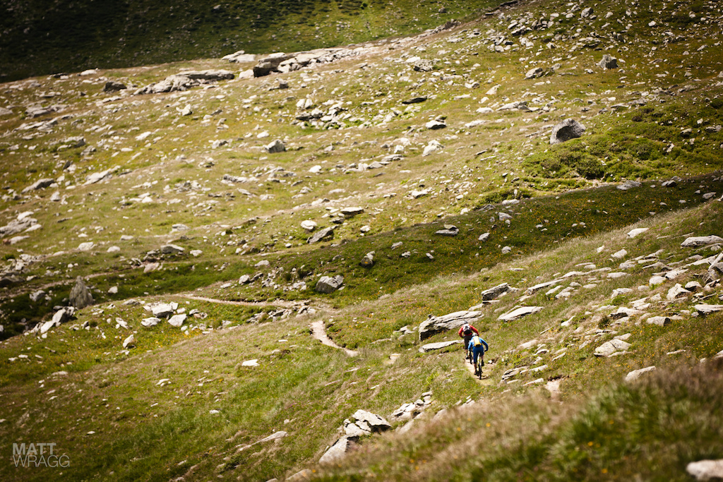 Through the boulderfield.