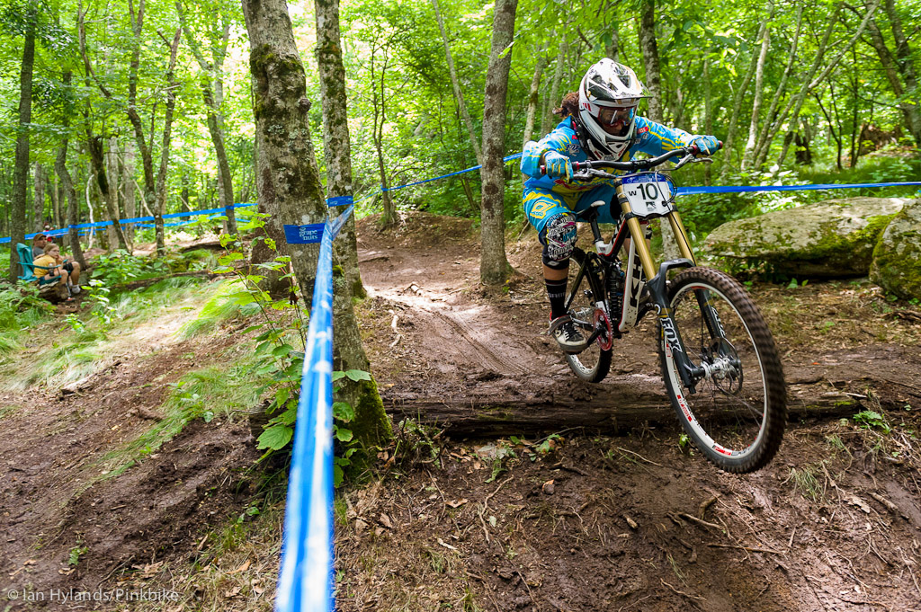 Melissa Buhl won the slalom but hasn t been training DH quite as much lately. She still managed to pull out a 2nd place finish behind Jackie Harmony.