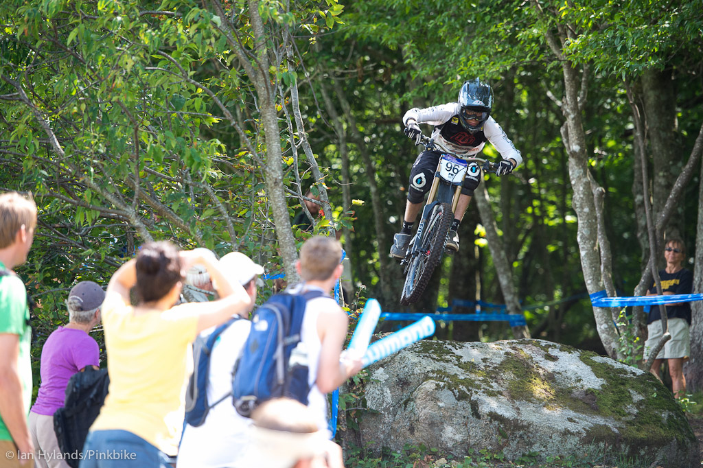 Alexander Willie won the JrX DH class with a time that would have placed him 13th in Pro Men.