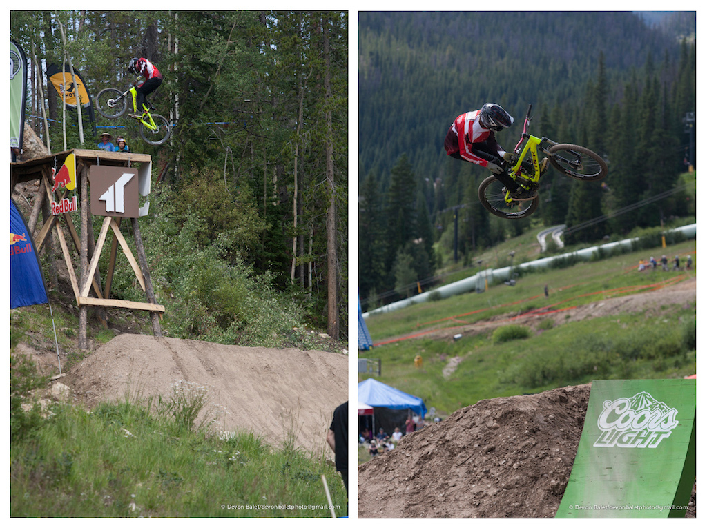 Brett Rheeder made an impact in Claymore and again here in Colorado. His solid riding landed him in third place.