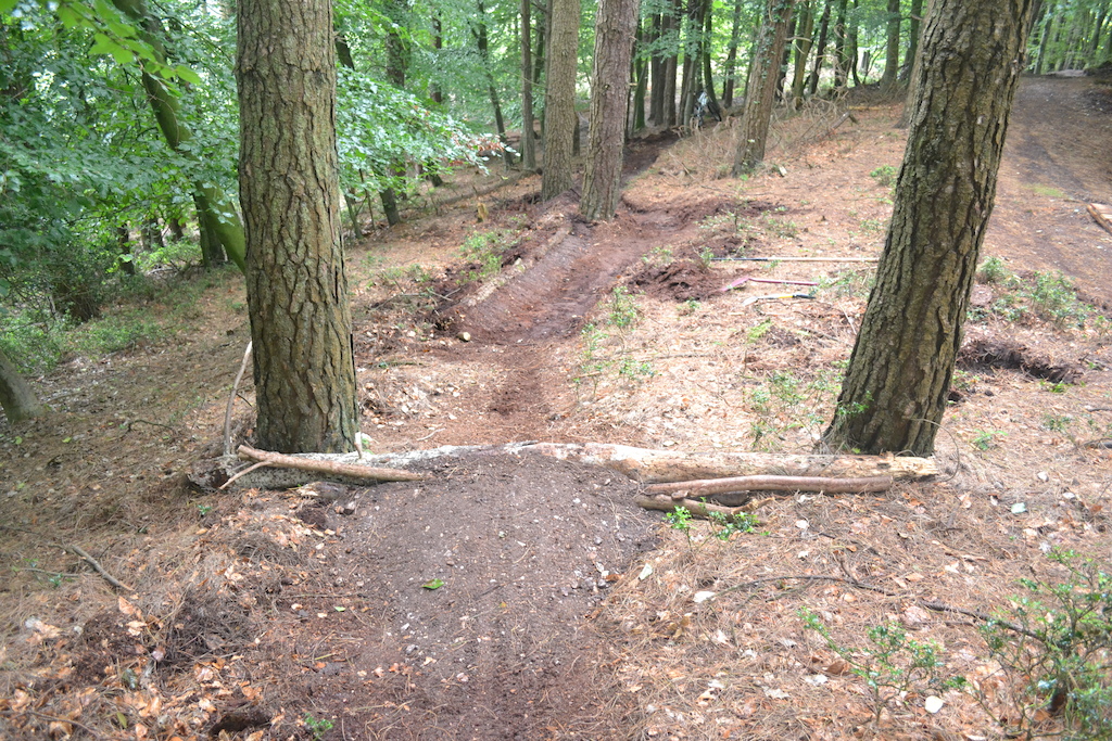 we have moved this lil fly off further back and built the berm up