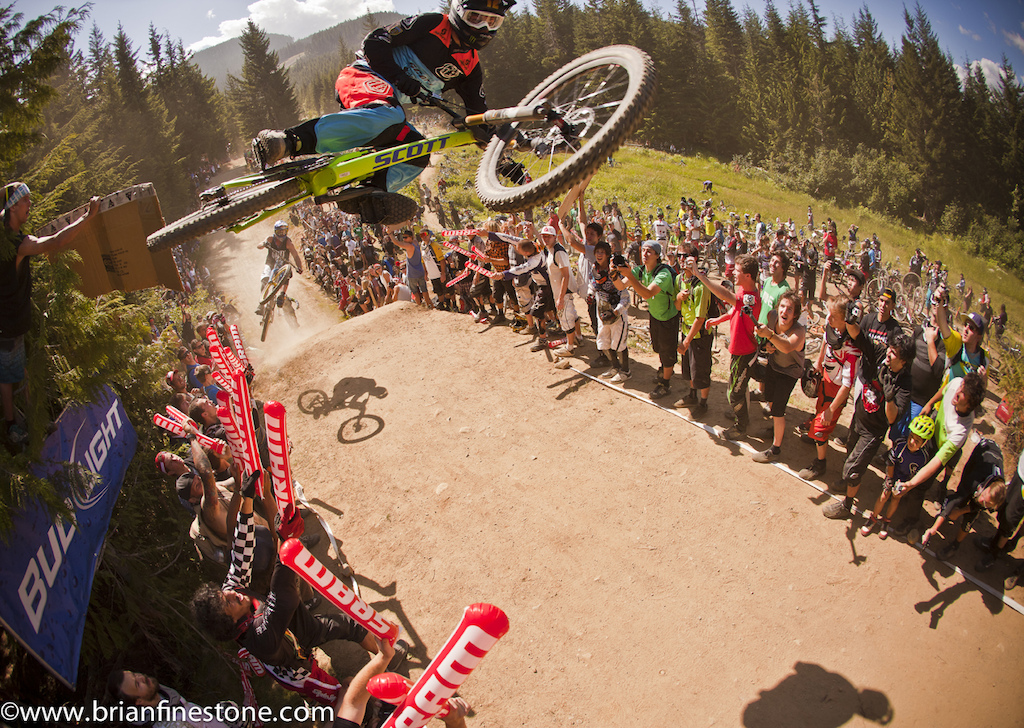 Crankworx Whip Off milliseconds before the camera tap. See video 1 for more detail 