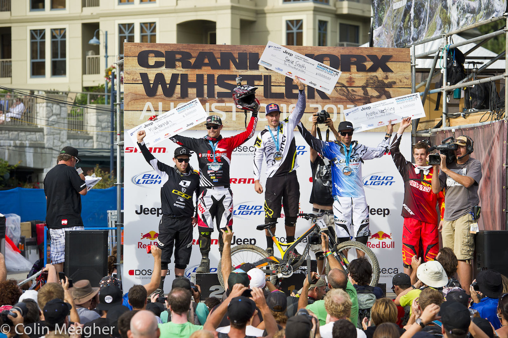 Men s Pro Podium L-R Beaumont 4 Hannah 2 Steve Smith 1 Needles 3 Mark Wallace 5 .