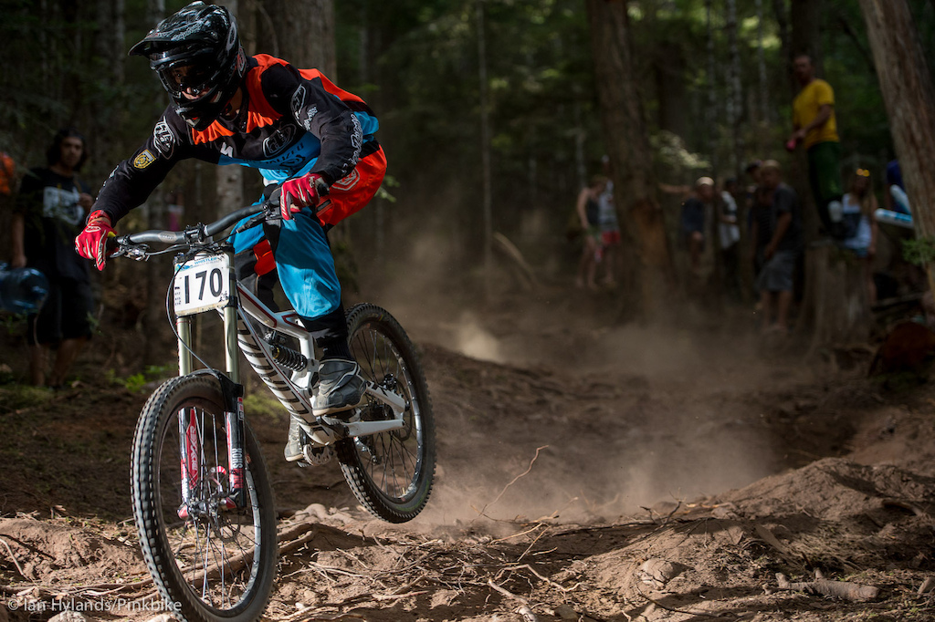 Luca is killing it this year and he may not even be 16 years old yet. Second place in slalom and 21st in the Open DH. Watch out for this kid