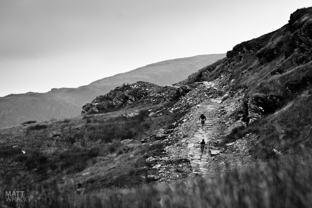 The slabs on the black run.