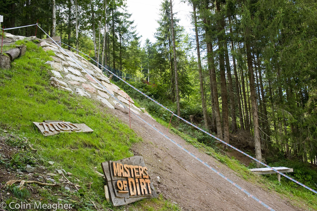 The drop into the finishing chicane that snakes through the middle of the 4X track. From here it s a couple corners and a couple tables and then glory.