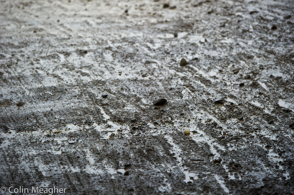 Rain mud and mountain biking. I wonder if there s anyone out there willing to undertake a study on how exactly it is that as soon as you concentrate the best gravity riders in the world it starts to rain
