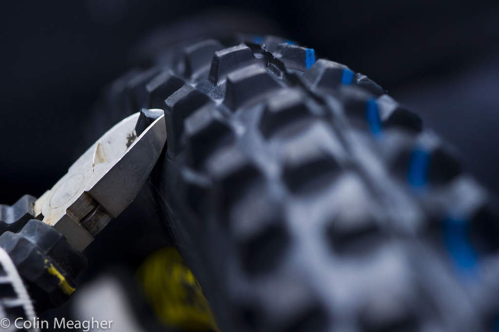 With the drumming of the rain on the roof a constant buzz all night long mechanics dreaded the early morning ritual to come grab a coffee grab some wire snips and start cutting tires.