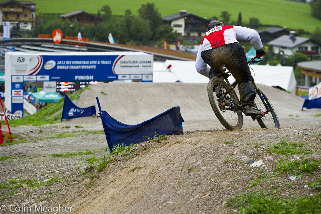 Norbert Papp pinning it for home.