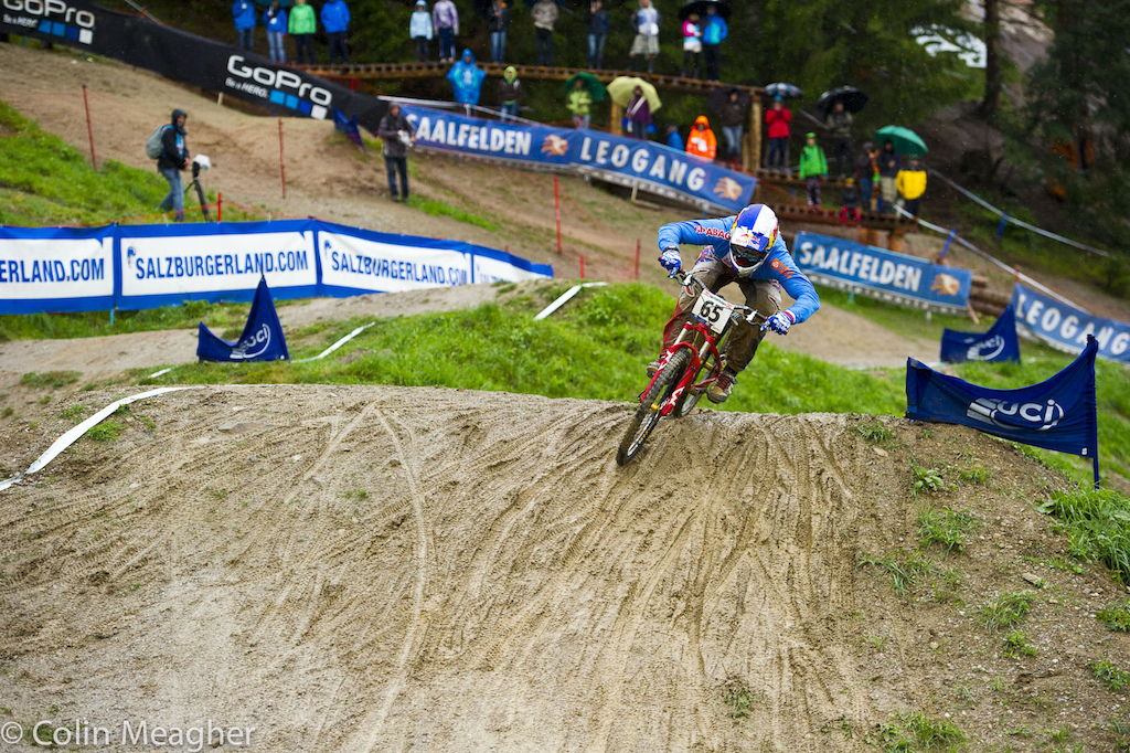 The reigning 4X World Champ Michal Prokop. Prokop s one of the nicest guys out there. Except on the track. Nobody pays 4X racers to be nice on the track.