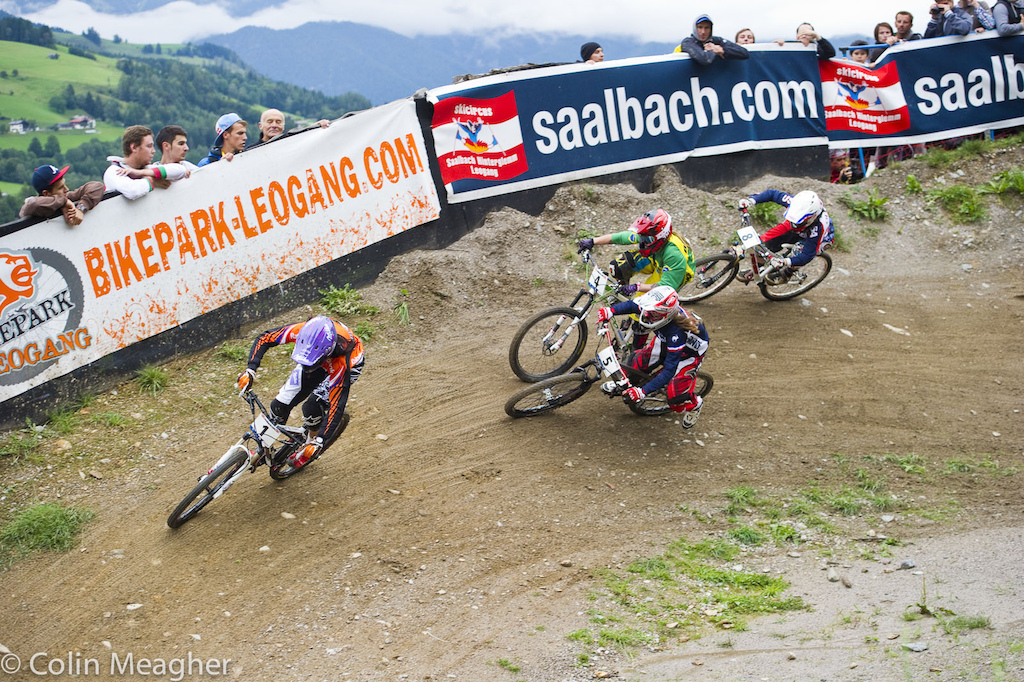 Anneke Beerten in her first round on the march to another Wold Title.