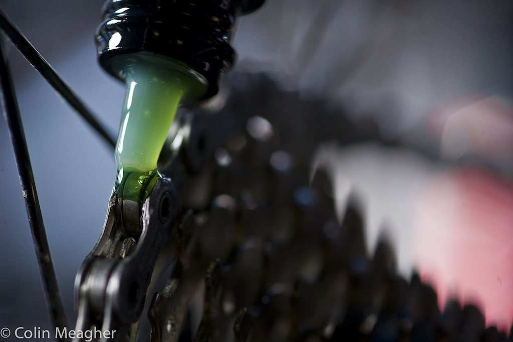 Manon Carpenter s chain getting a bit more lube...