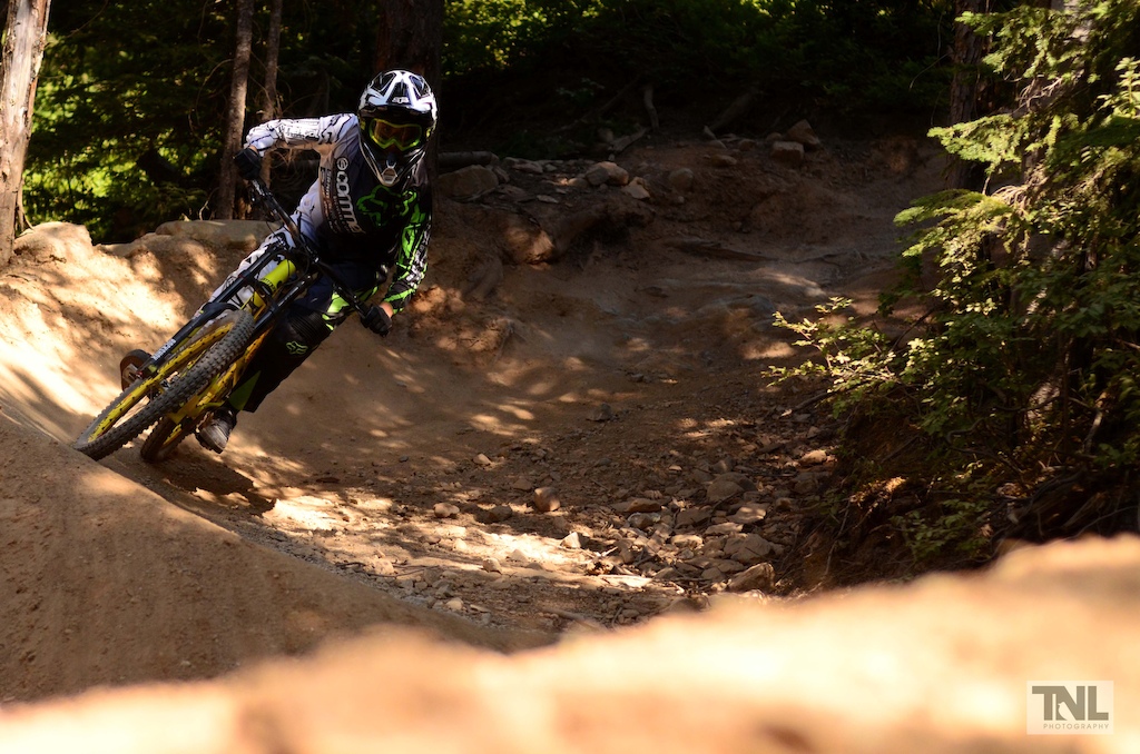 Out of the rocks into the berms