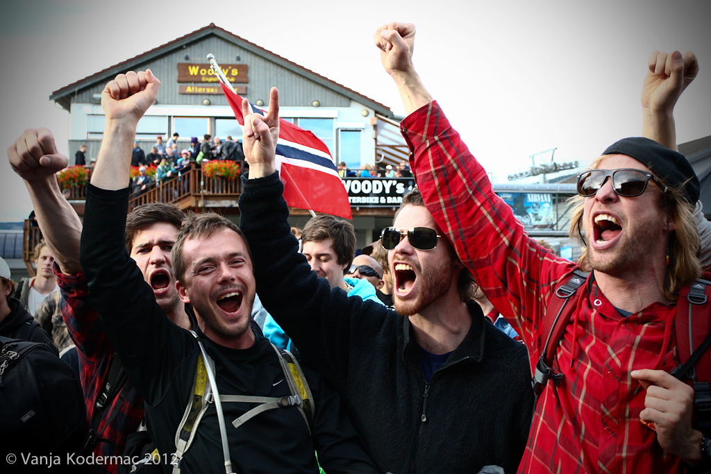 Thanks to the crazy Norwegian fans for such a great atmosfere during the awards ceremony.