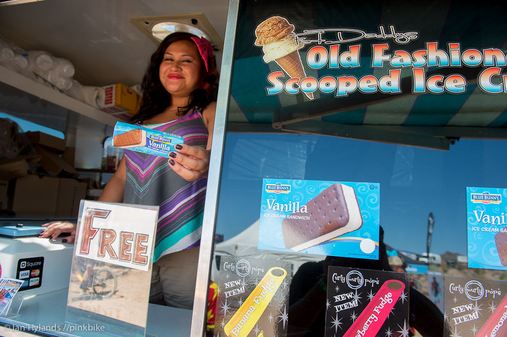 Free Ice Cream on a 95 degree day it s hard to beat that