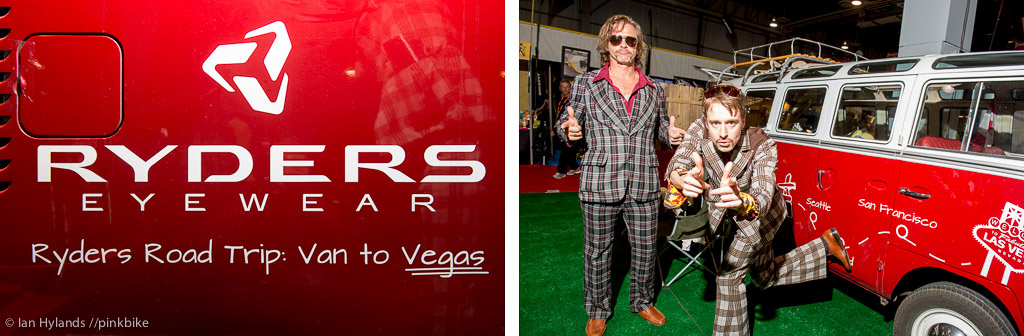 Ryders Eyewear drove their VW window van to Vegas epic road trip. I saw more than a few window vans at the show is this a trend