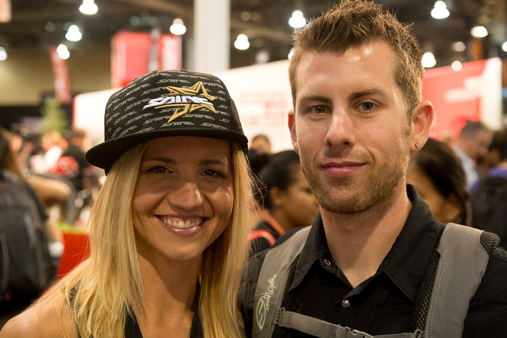I ran into the enduro racing duo of Dennis Yuroshek and Carolynn Romaine at the show today...