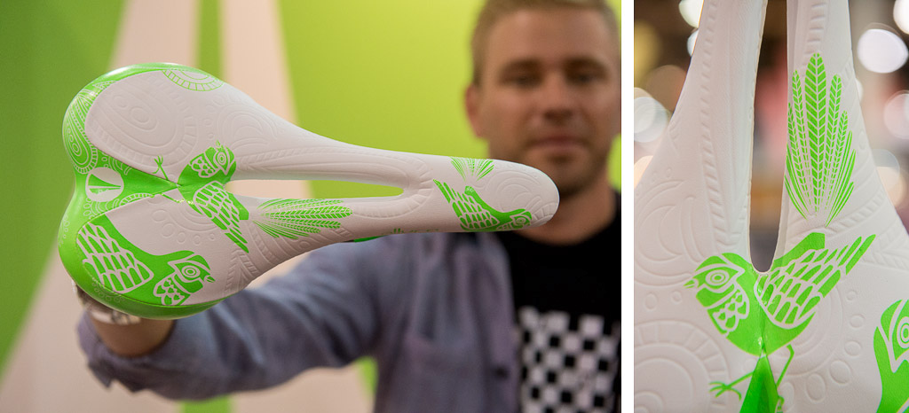 Tyler from SDG showed me this sweet new saddle designed by Anka Martin.